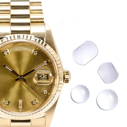 Sapphire Watch Crystal Glass Bubble Magnifier Lens for Calendar Date Window