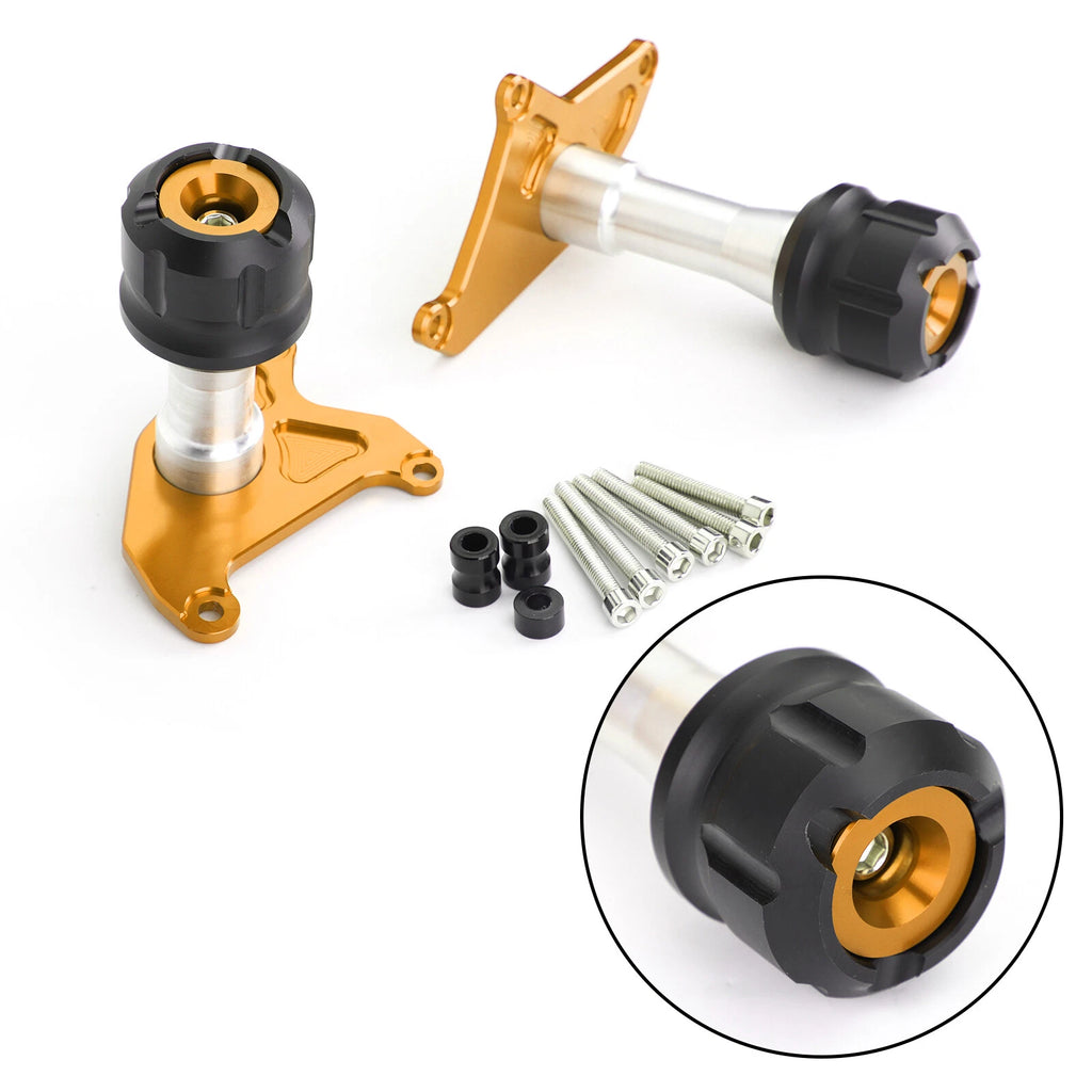 CNC Gold Frame Slider Anti Crash Pads for Honda MSX125 SF Grom 125 (2013–2020)