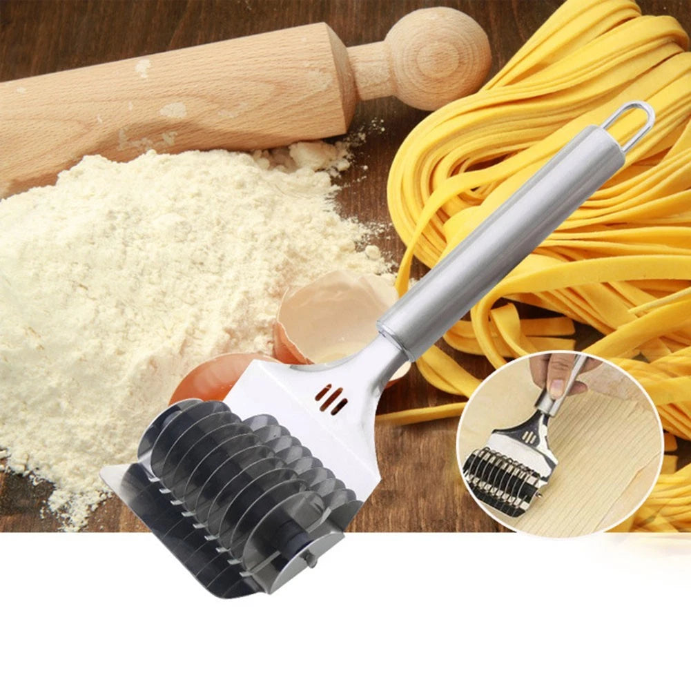 Anti-slip Handle Roller Chopper for Pasta Herb Food Preparation