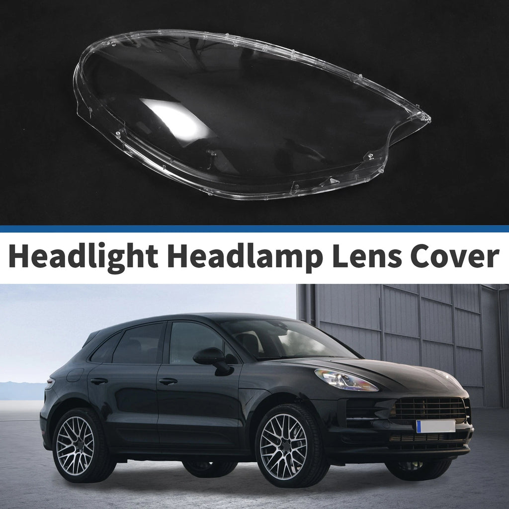 Headlight Lens Cover for Porsche Macan (2014–2018) PC Clear