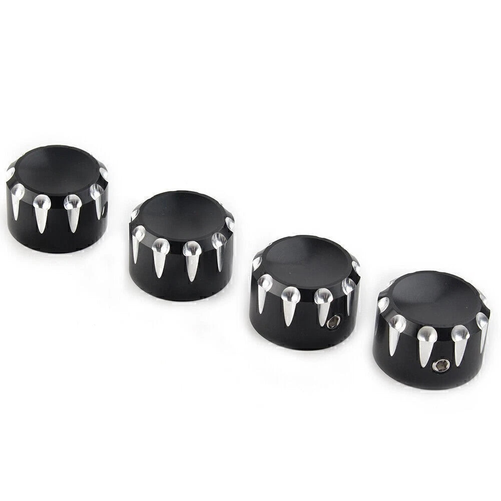 4X Black Motorcycle Engine Screw Topper Cover Head Bolt Caps for Harley XL883