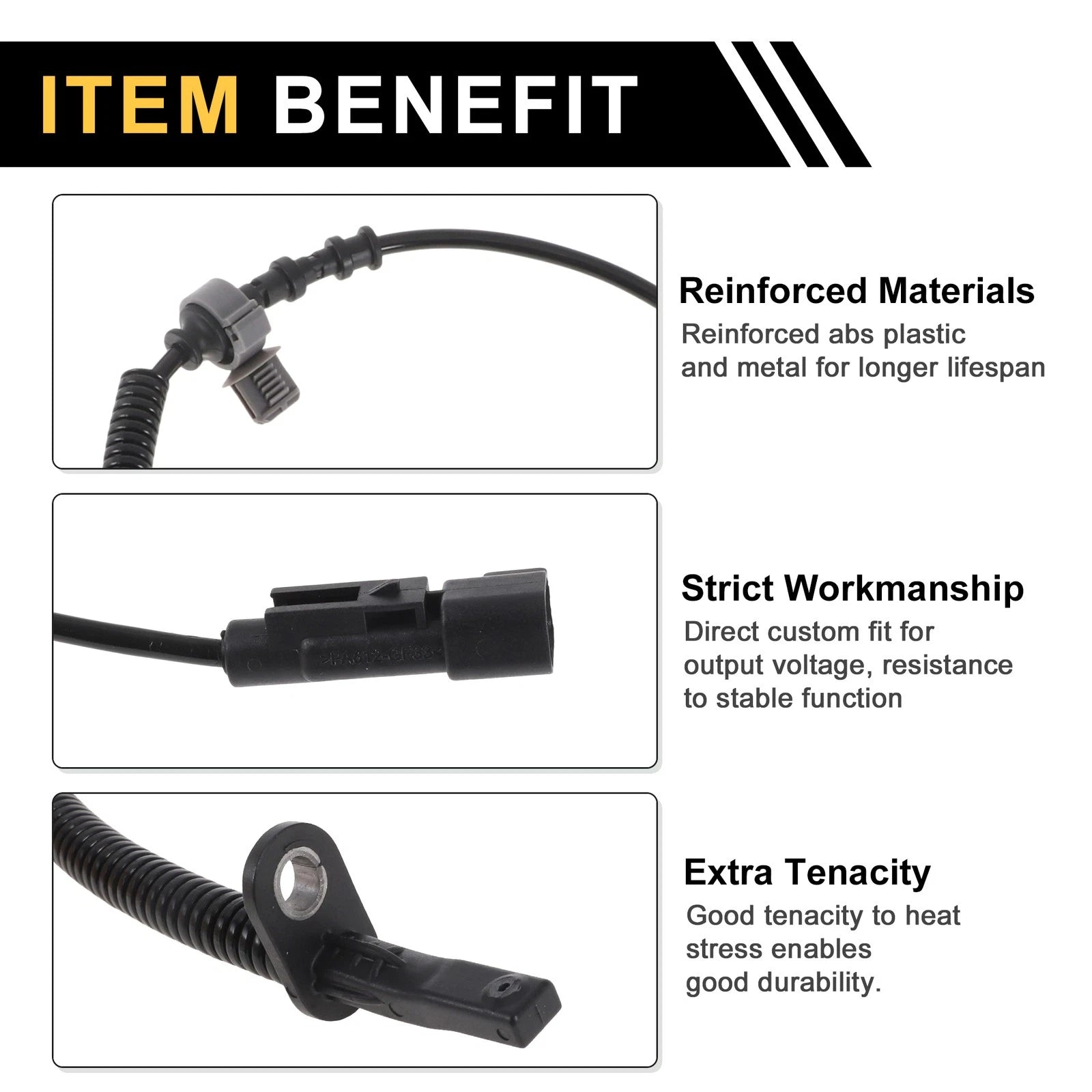 ABS Wheel Speed Sensor Replacement for Chevrolet Blazer Front Left (1998–2005)