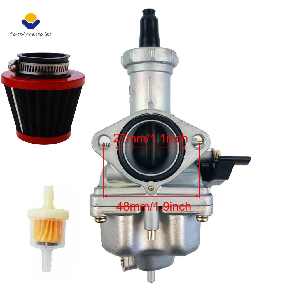 Carburetor + Air Filter for Apollo RFZ x18 125, Suzuki DR125