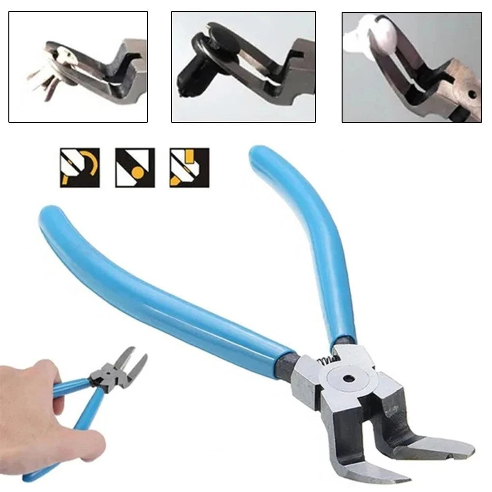 Diagonal Pliers for Clip Rivet Fastener Removal and Cutter Tool