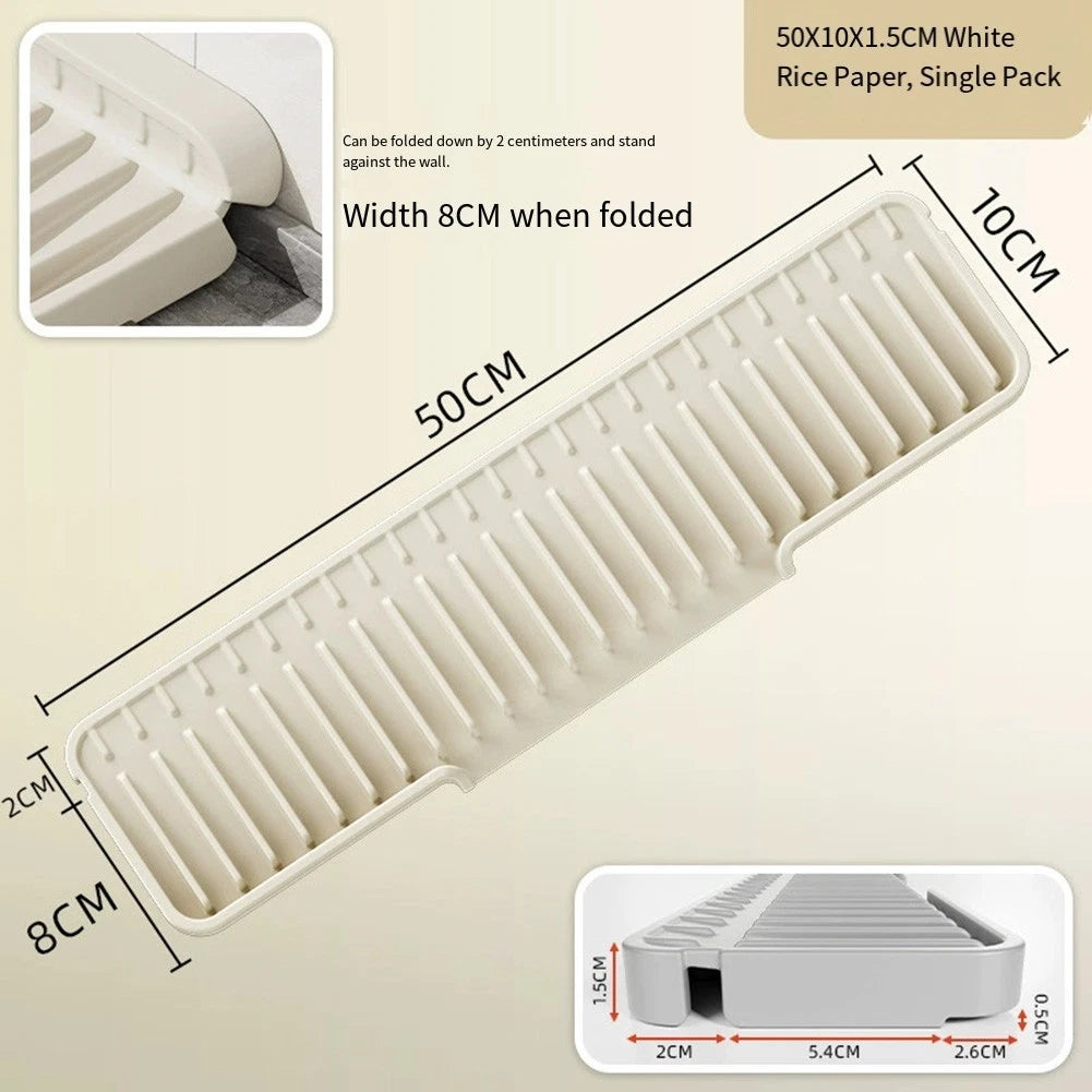 Silicone Drainage Mat for Kitchen Sink - Narrow Edge Design