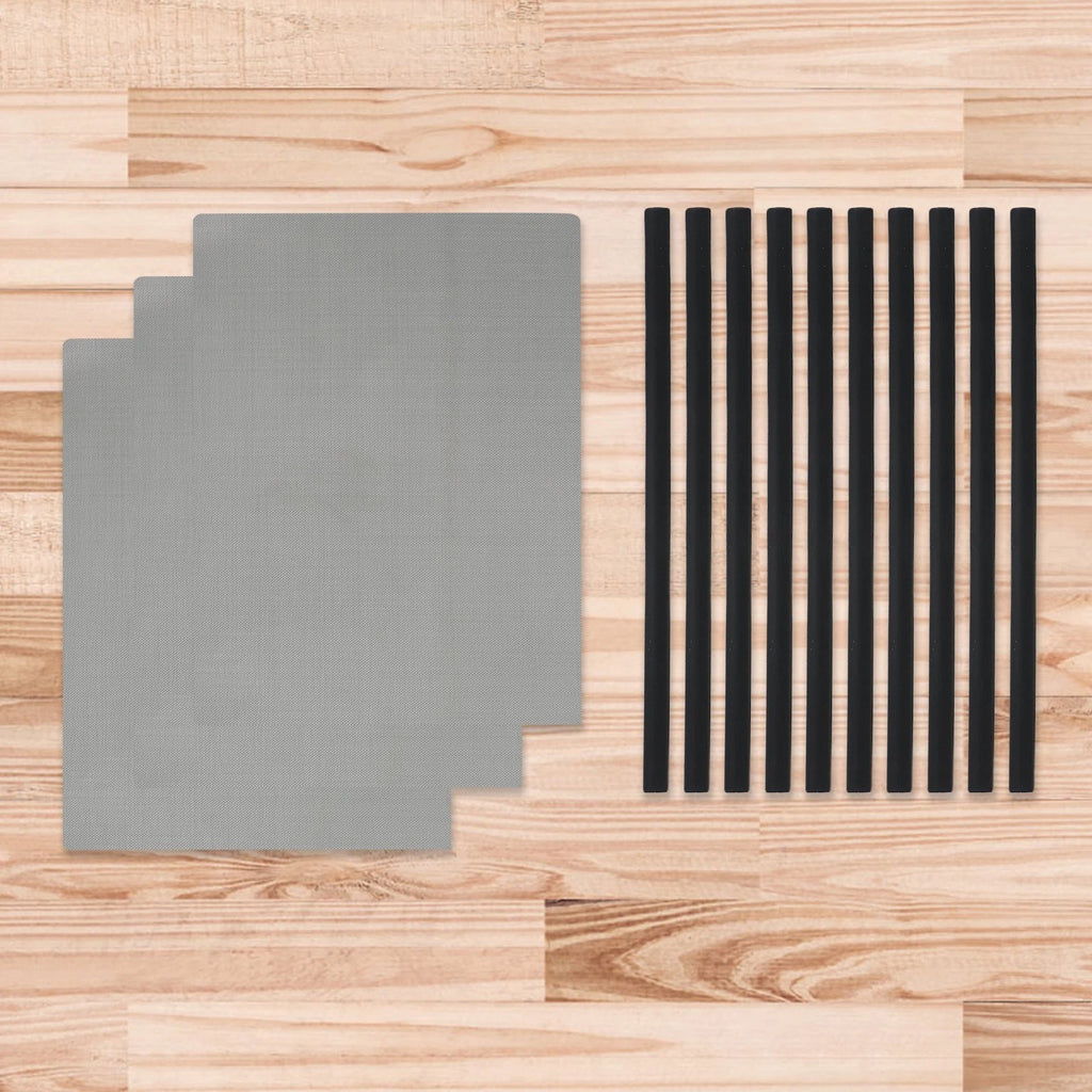 Plastic Welding Kit 10 Rods and Mesh for TPO and PP Applications
