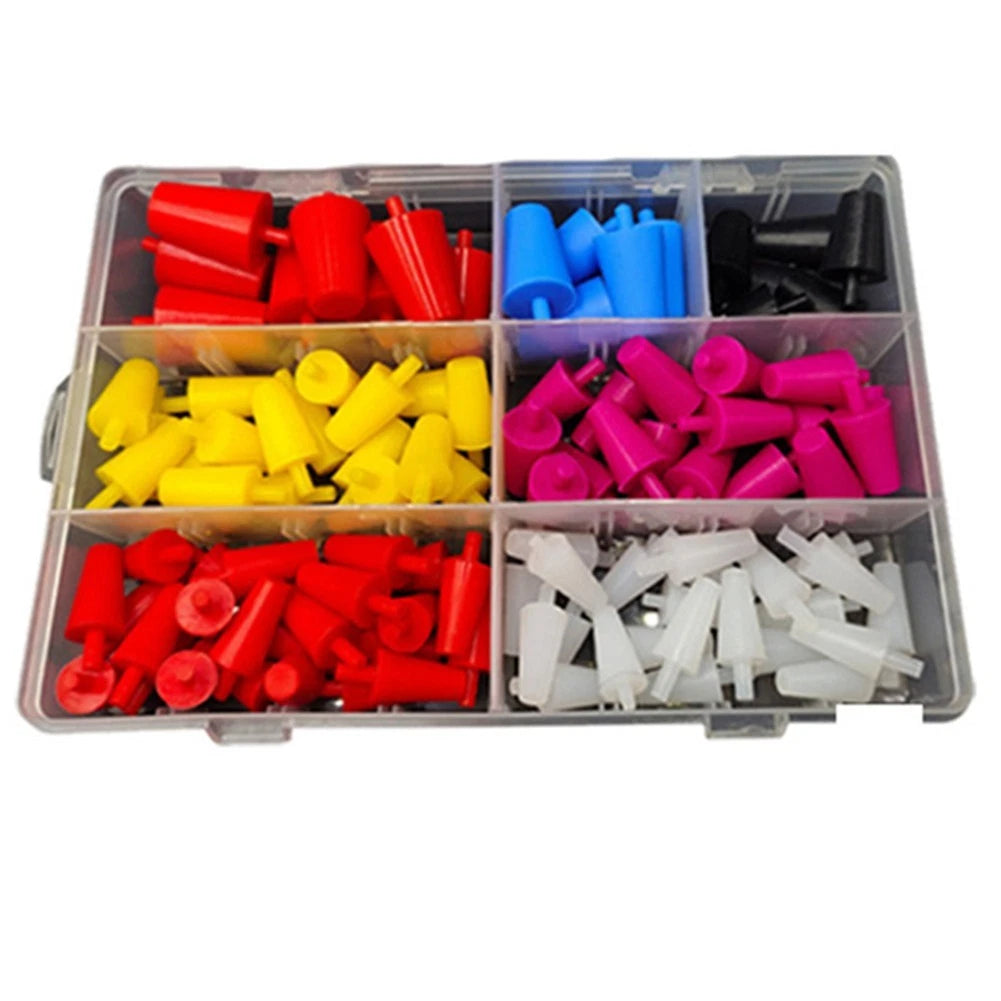 60-Piece Tapered Silicone Cones for High Temperature Tasks