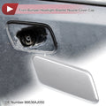 Front Right Washer Nozzle Cover Cap for Subaru Outback (2010–2012) Silver