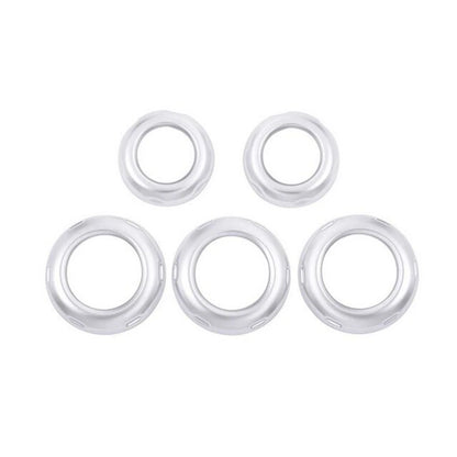 Set of 5 Plating Dash Knob Ring Covers for Land Rover Discovery 4 (2010–2016)