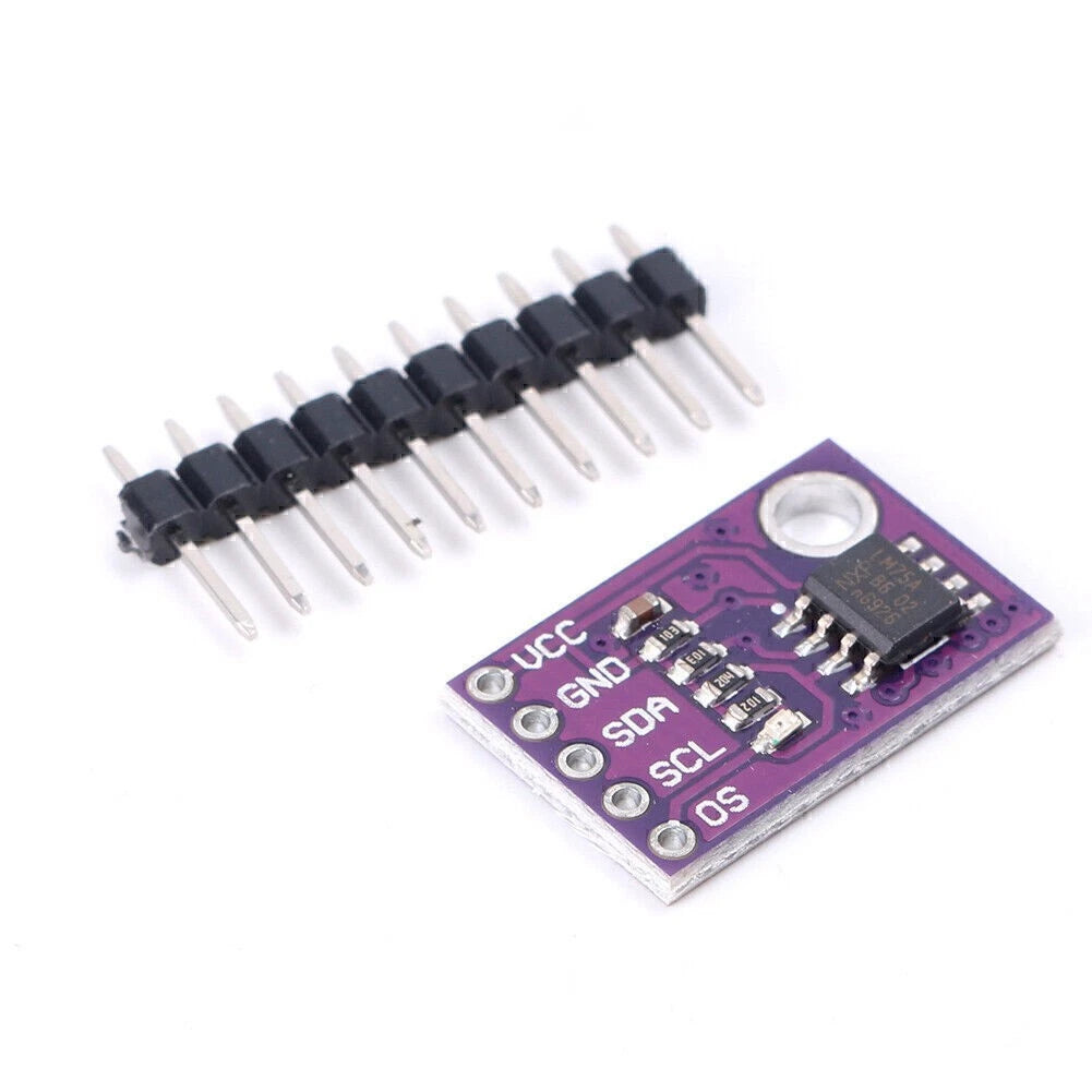 LM75A Temperature Sensor Module for I2C Interface