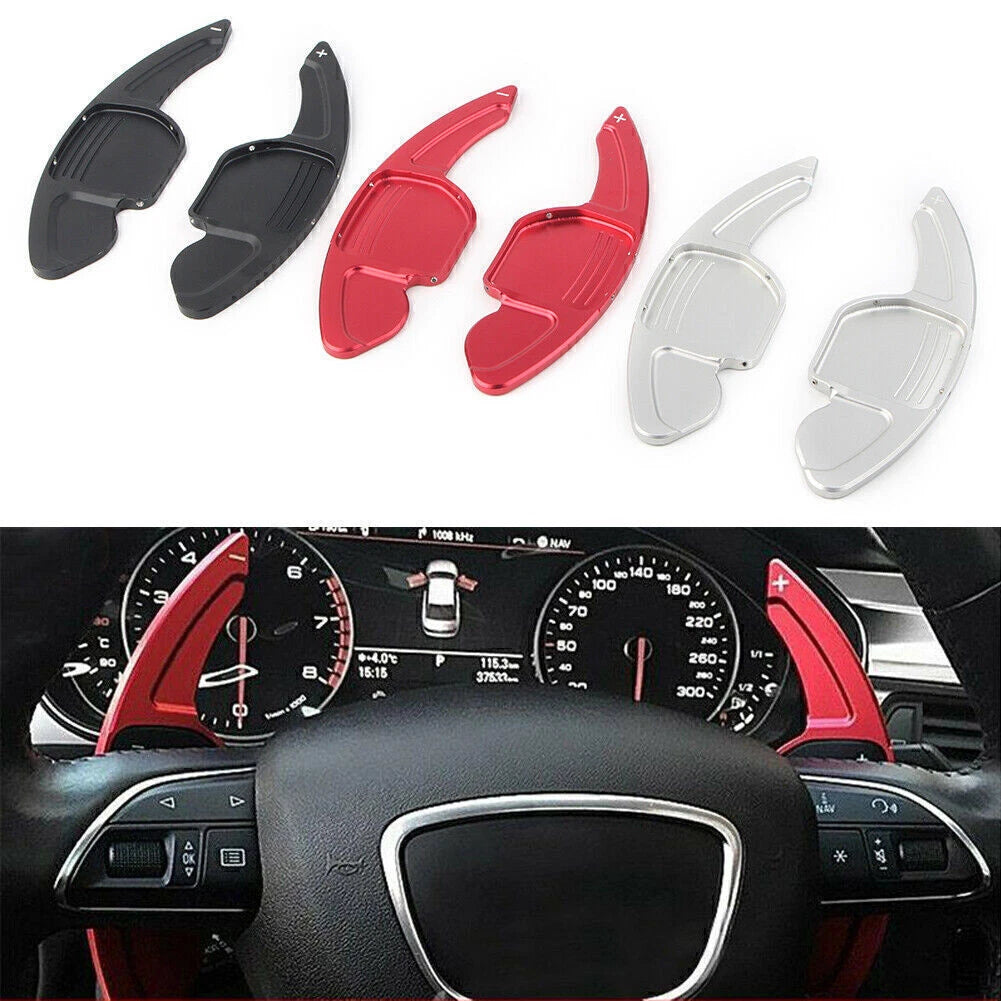Steering Wheel Shift Paddle Extensions for Audi A3 A4 A5 A6 A7 A8 S5 Q5 (2010–2023)
