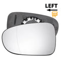 Heated Left Side Mirror Glass Replacement for Volkswagen Sharan (2001–2003)