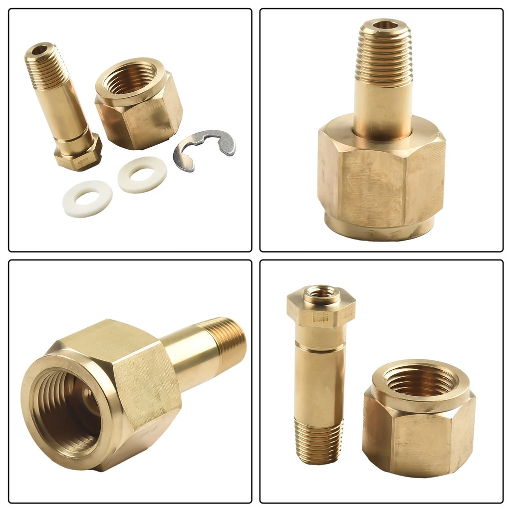 Joint Regulator Inlet Nuts for - Brass Nipple 2" Long