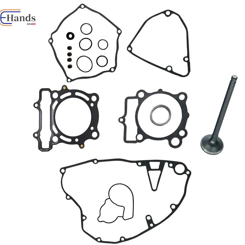 Complete Engine Gasket & Exhaust Valve for Kawasaki KX250F KX250 (2004–2008)