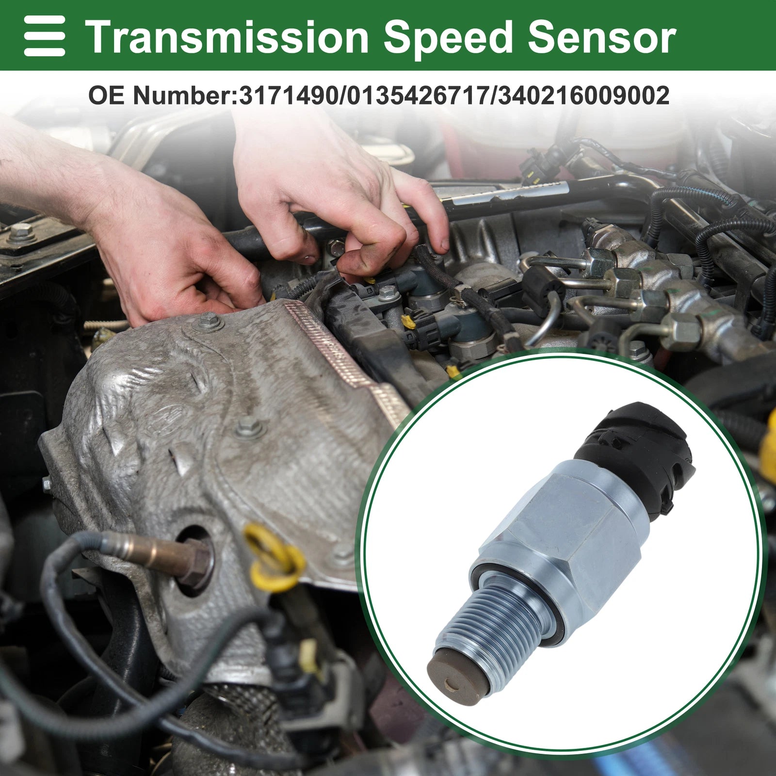 Transmission Odometer Speed Sensor Replacement for Mercedes-Benz 1620 1622 (2000–2010)