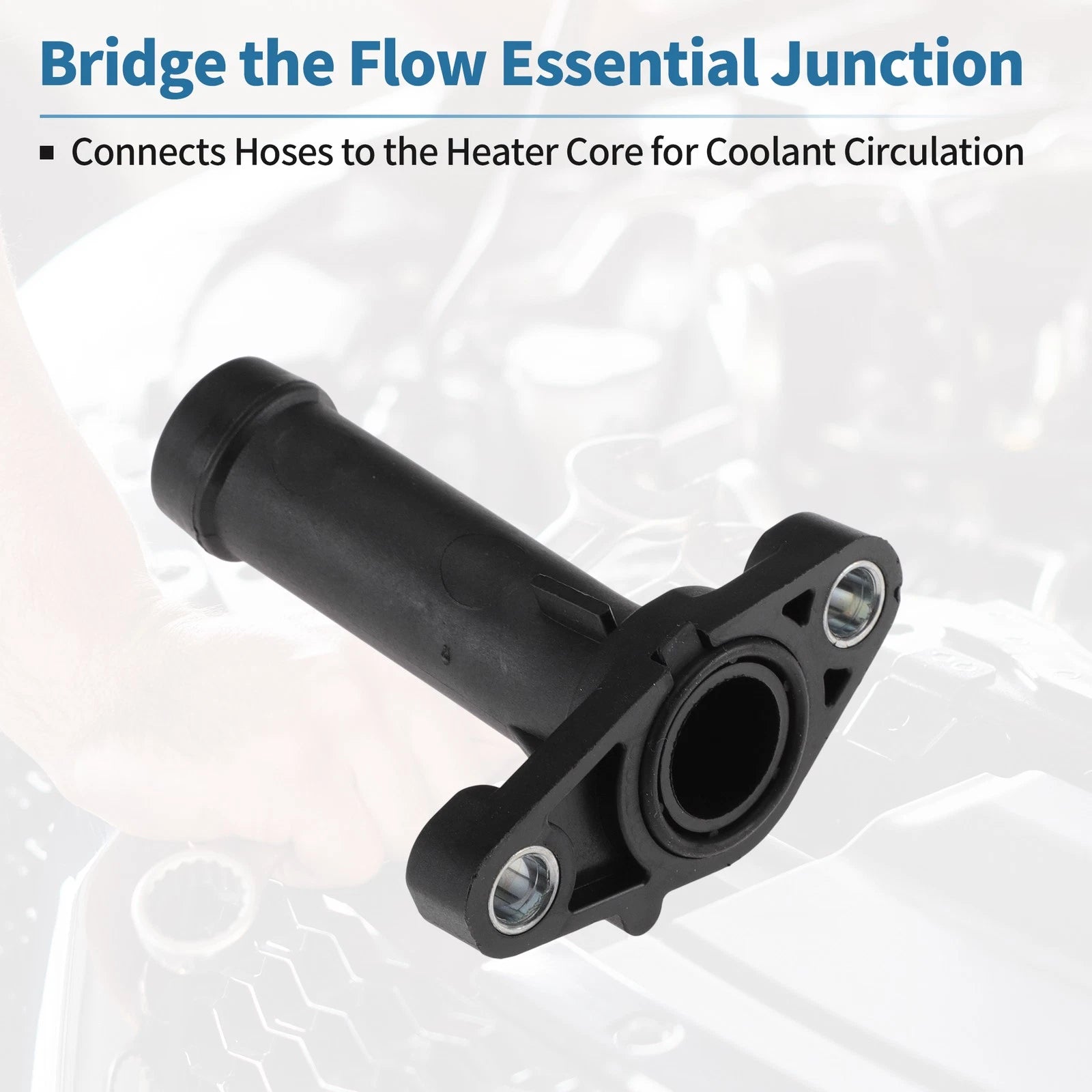 Engine Coolant Hose Connector OEM Replacement for Audi Q7 (2006–2010)