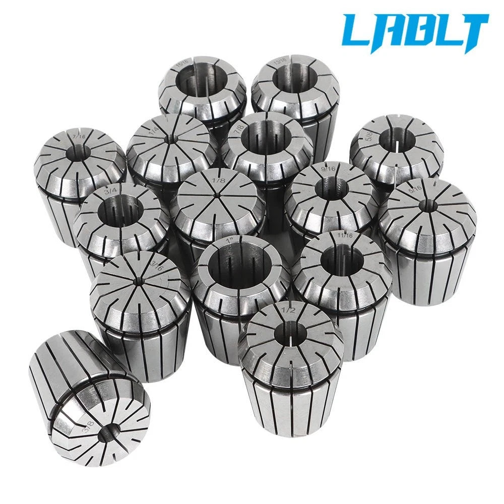 17Pcs MT3 ER-40 Spring Collet Chuck Set for Milling & Drilling