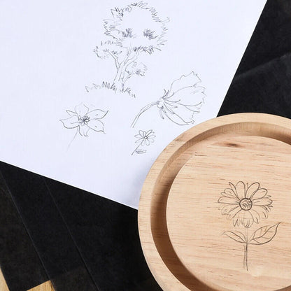 100 Sheets A4 Carbon Transfer Paper for Wood Carving Canvas