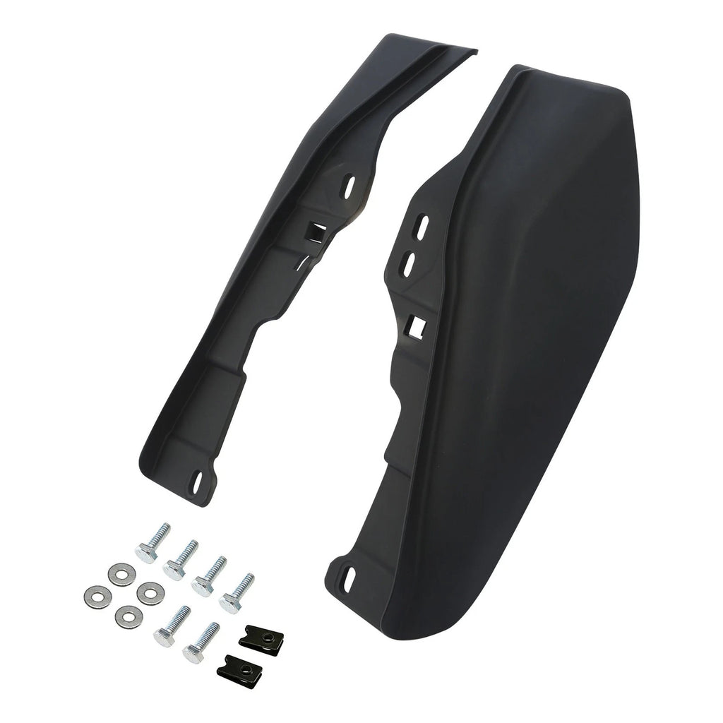 Matte Black Mid-Frame Air Deflectors for Harley Touring (2017–2023)