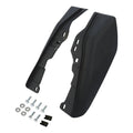 Matte Black Mid-Frame Air Deflectors for Harley Touring (2017–2023)
