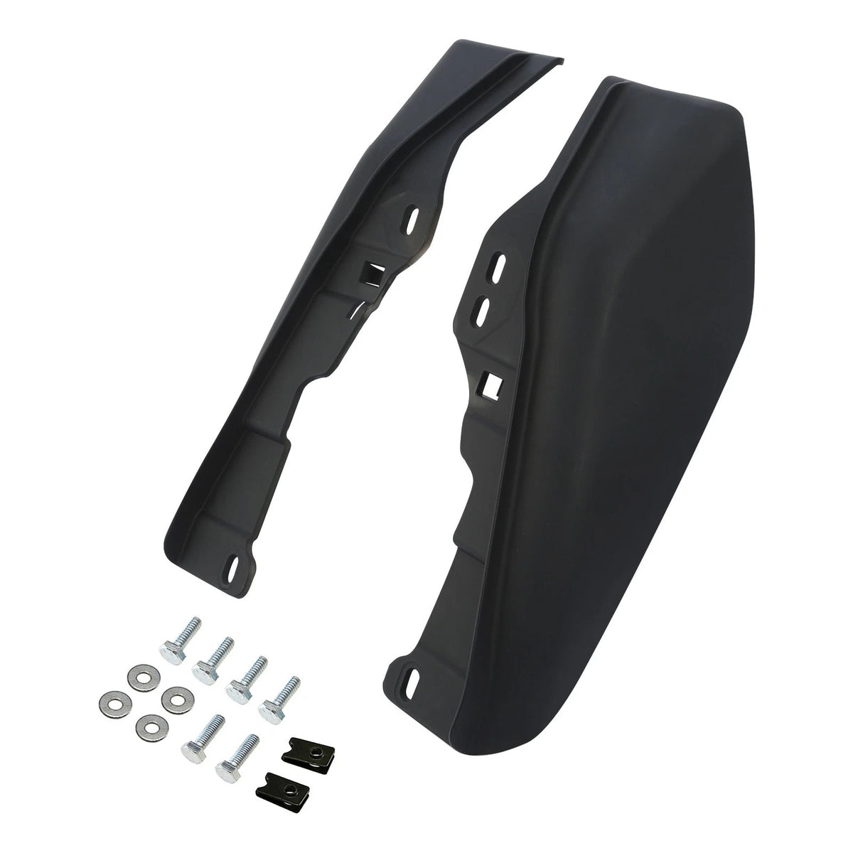 Matte Black Mid-Frame Air Deflectors for Harley Touring (2017–2023)