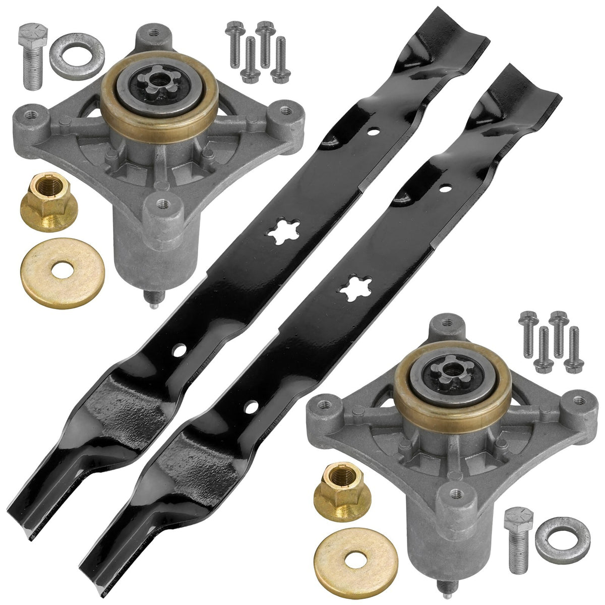 Deck Spindle Blade Rebuild Kit for Husqvarna LT2113 LT2216 LT2217A LZ11597 (1999–2019)