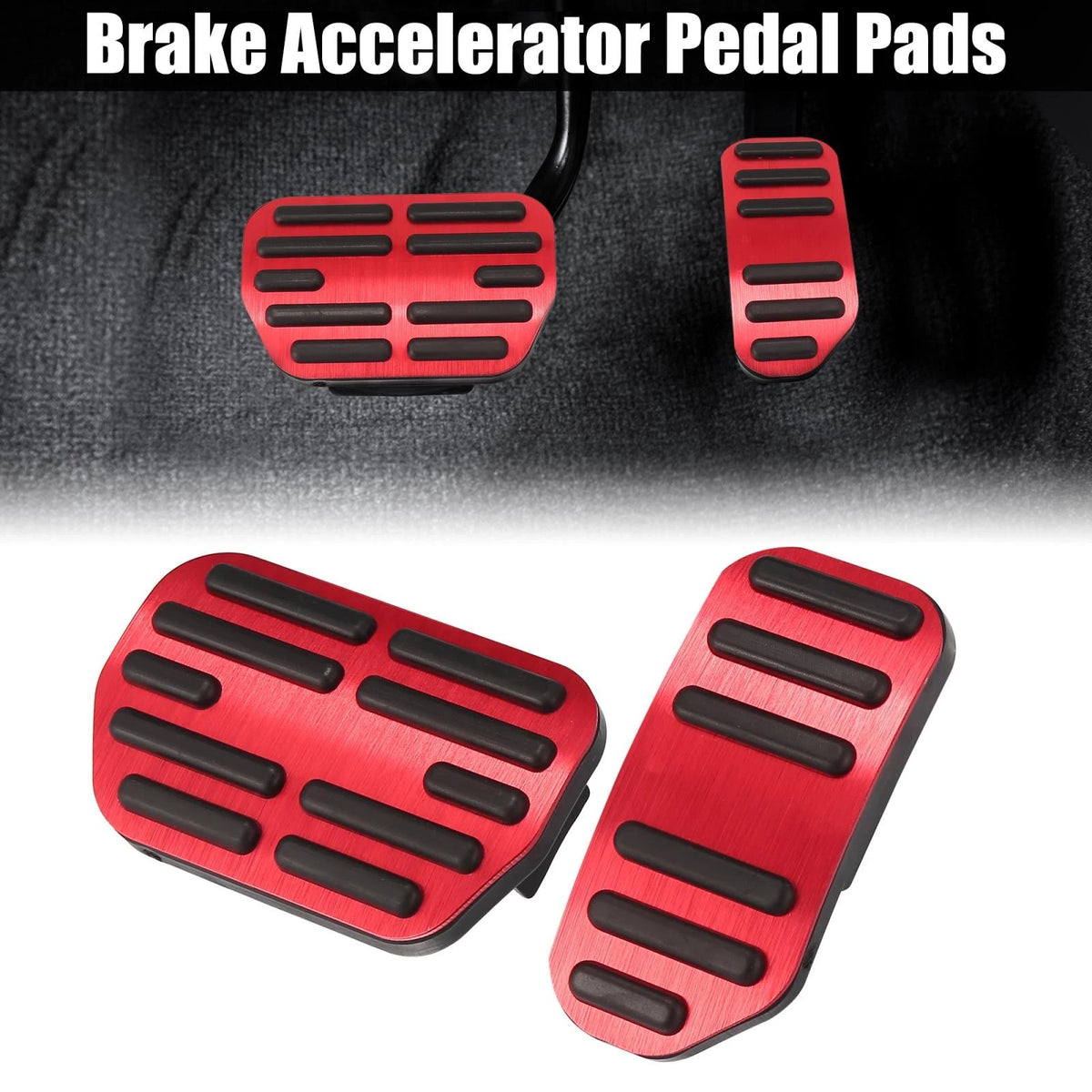 Brake Accelerator Foot Pedal Cover Kit for Toyota Corolla RAV4 2014-2018