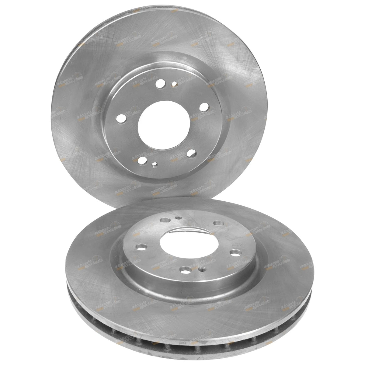 2X Front Disc Brake Rotors + Pads for Mitsubishi 380 DB V6 3.8L (2005–2008)