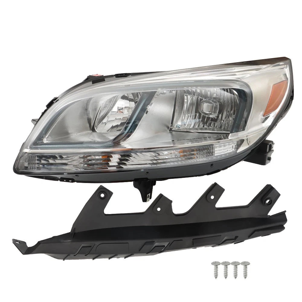 Halogen Headlight for Chevy Malibu LS (2013–2016) Left Driver