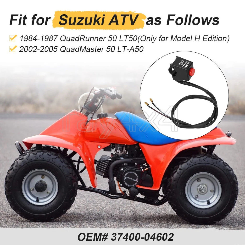 Kill Switch for Suzuki LT50 LT 50 LTA50 (1984–2006)