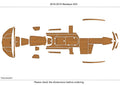EVA Foam Teak Deck Flooring Mat for Nautique G23 (2019)