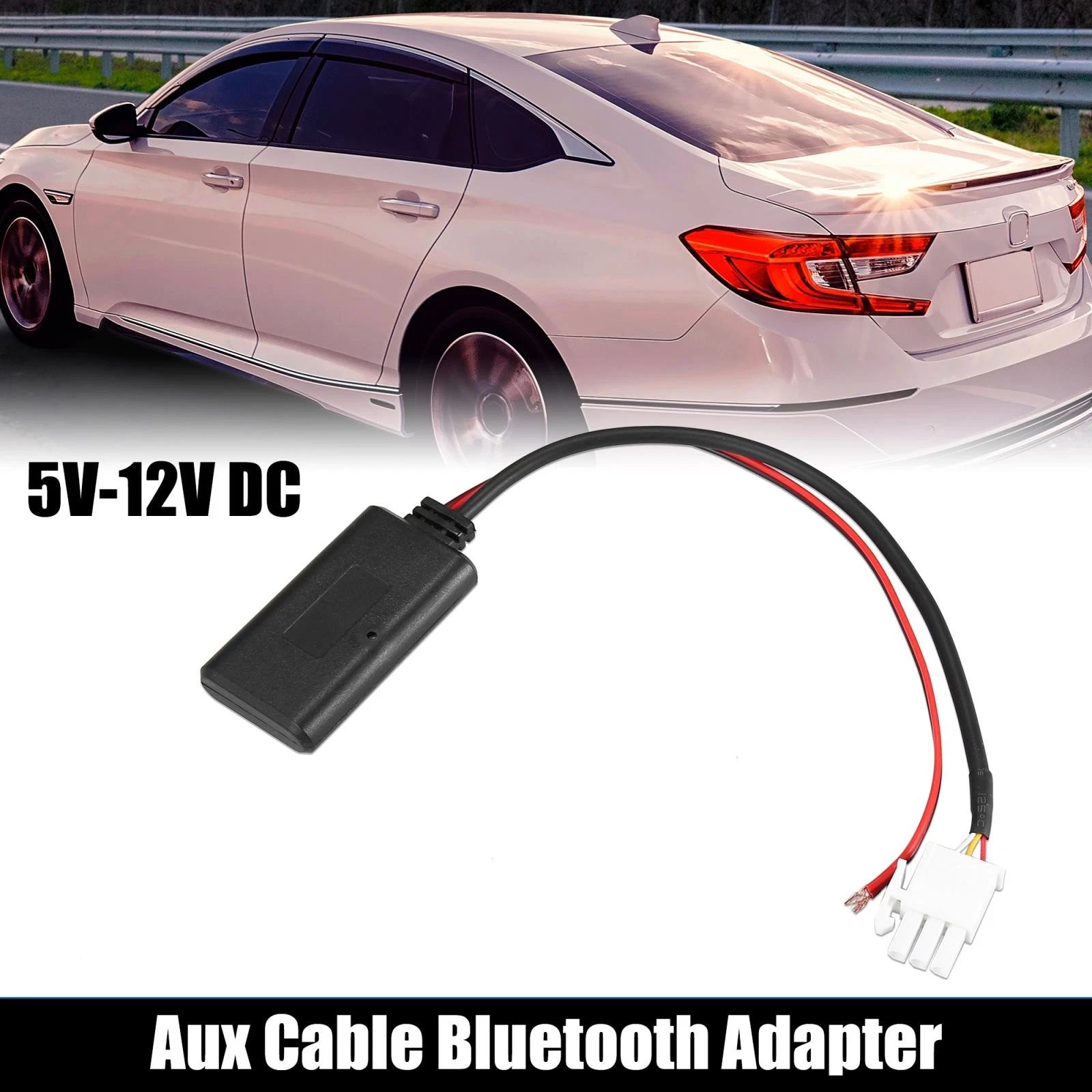 3 Pin Bluetooth Audio Adapter Aux Cable for Honda GL1800 Goldwing (2001–2011)