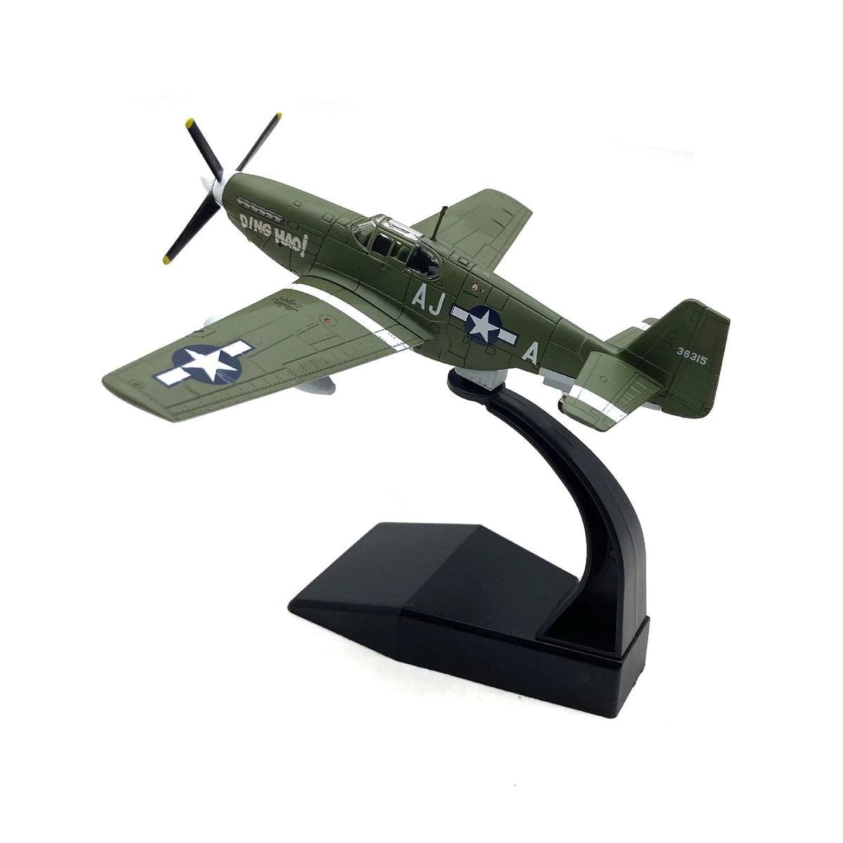 1:72 Alloy P-51B Mustang Fighter Model Plane Ornament