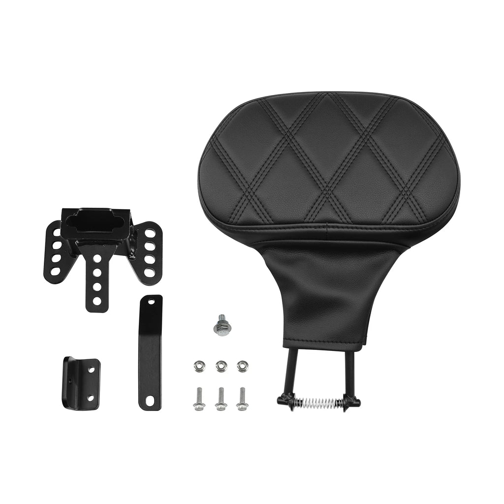 Driver Backrest Pad Bracket Mounts for Harley Touring Road King (2009–Present)