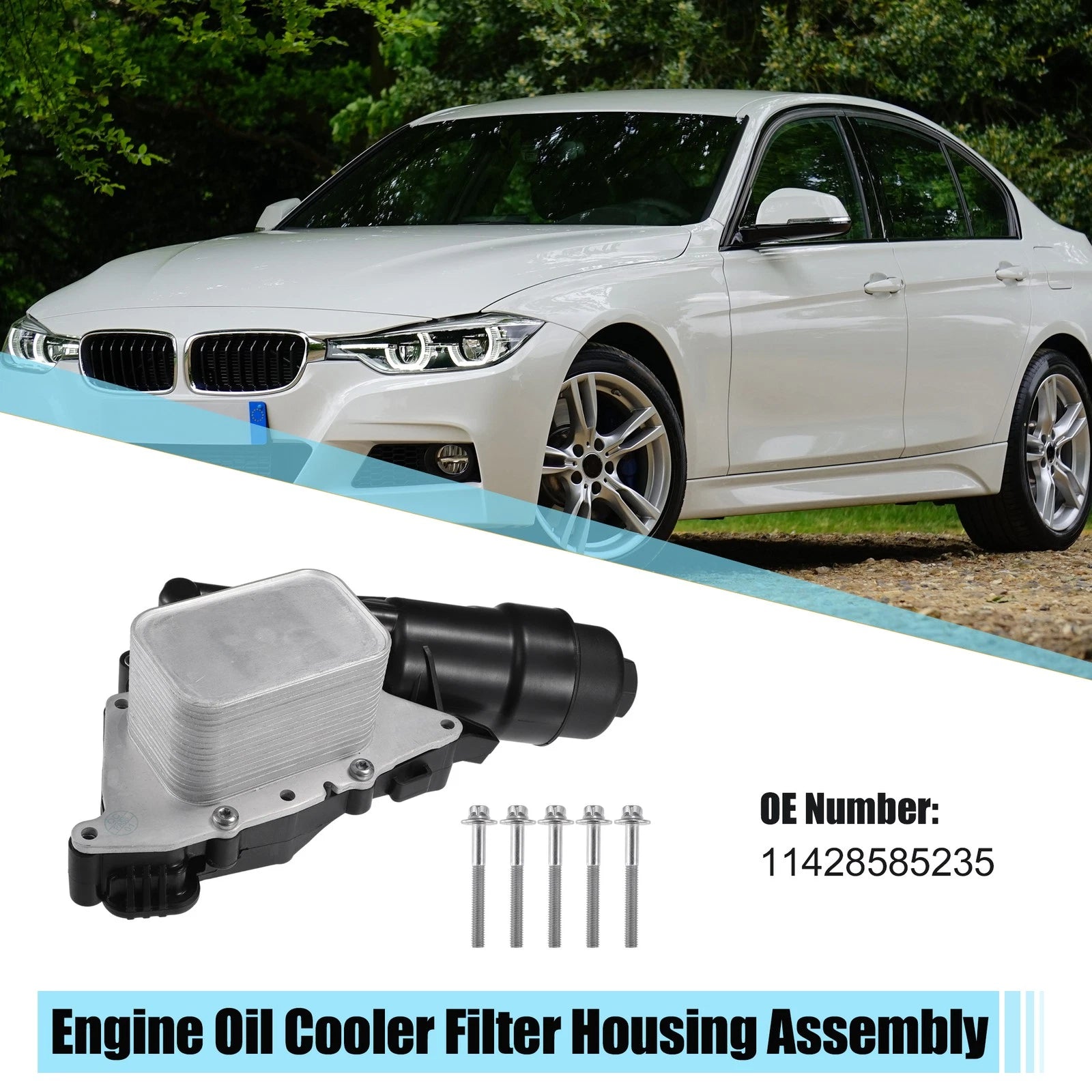 Engine Oil Cooler Oil Filter Kit for BMW i8 (2014–2020)