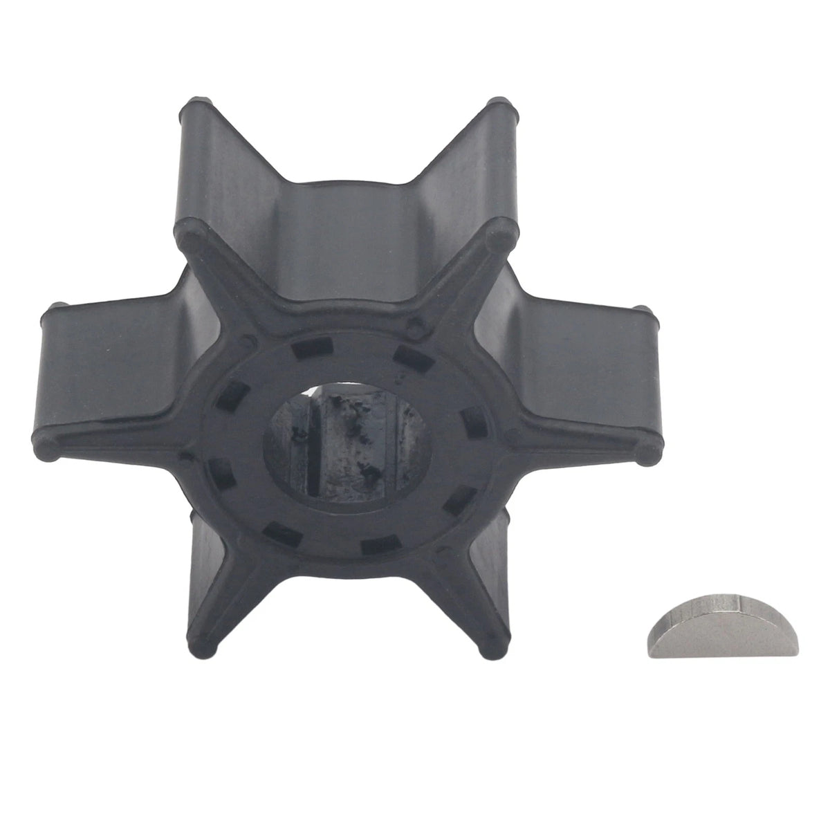 For Yamaha Water Pump Impeller with key 6L2-44352-00 20 25 HP 2 Stroke 2PACK