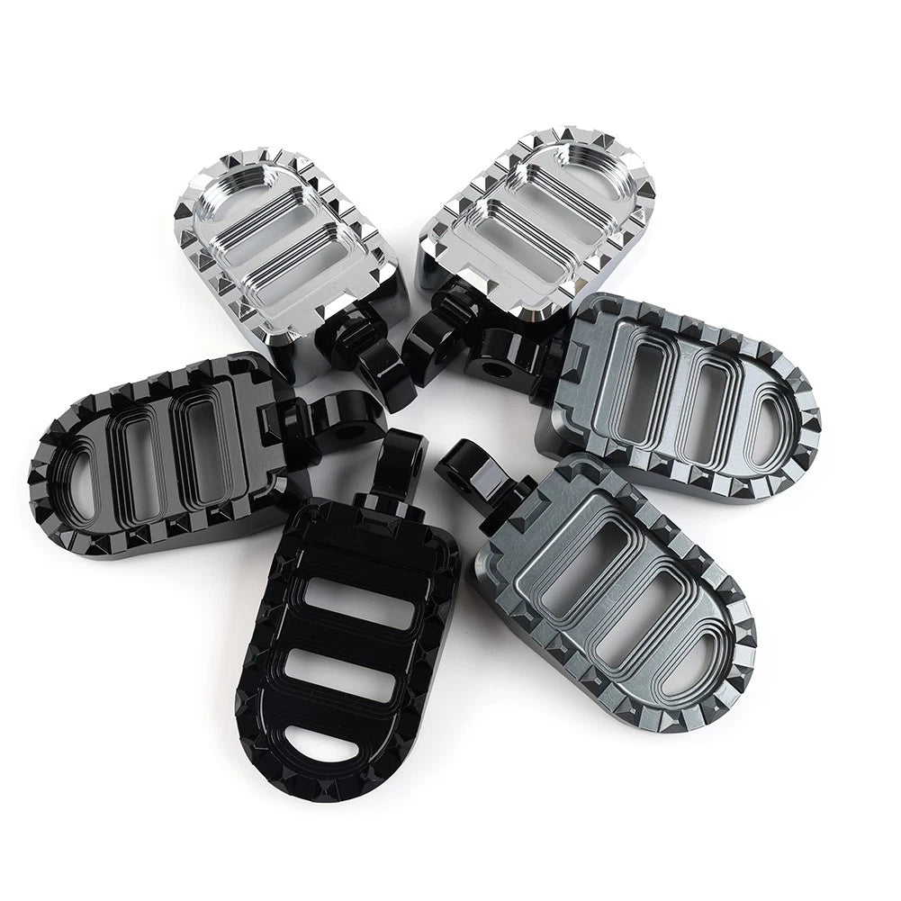 Front Footrests Foot Pegs for Harley Softail Dyna Road King Electra Glide (–2023)