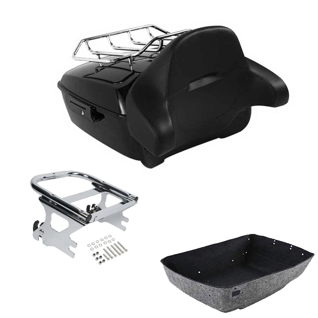 Trunk Backrest Pad Mounting Rack for Harley Touring Electra Glide (1997–2008)