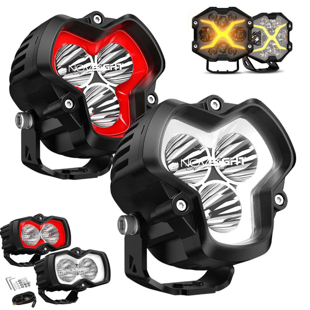 LED Pod Work Light for Jeep Pickup (3"/4"/4.5")