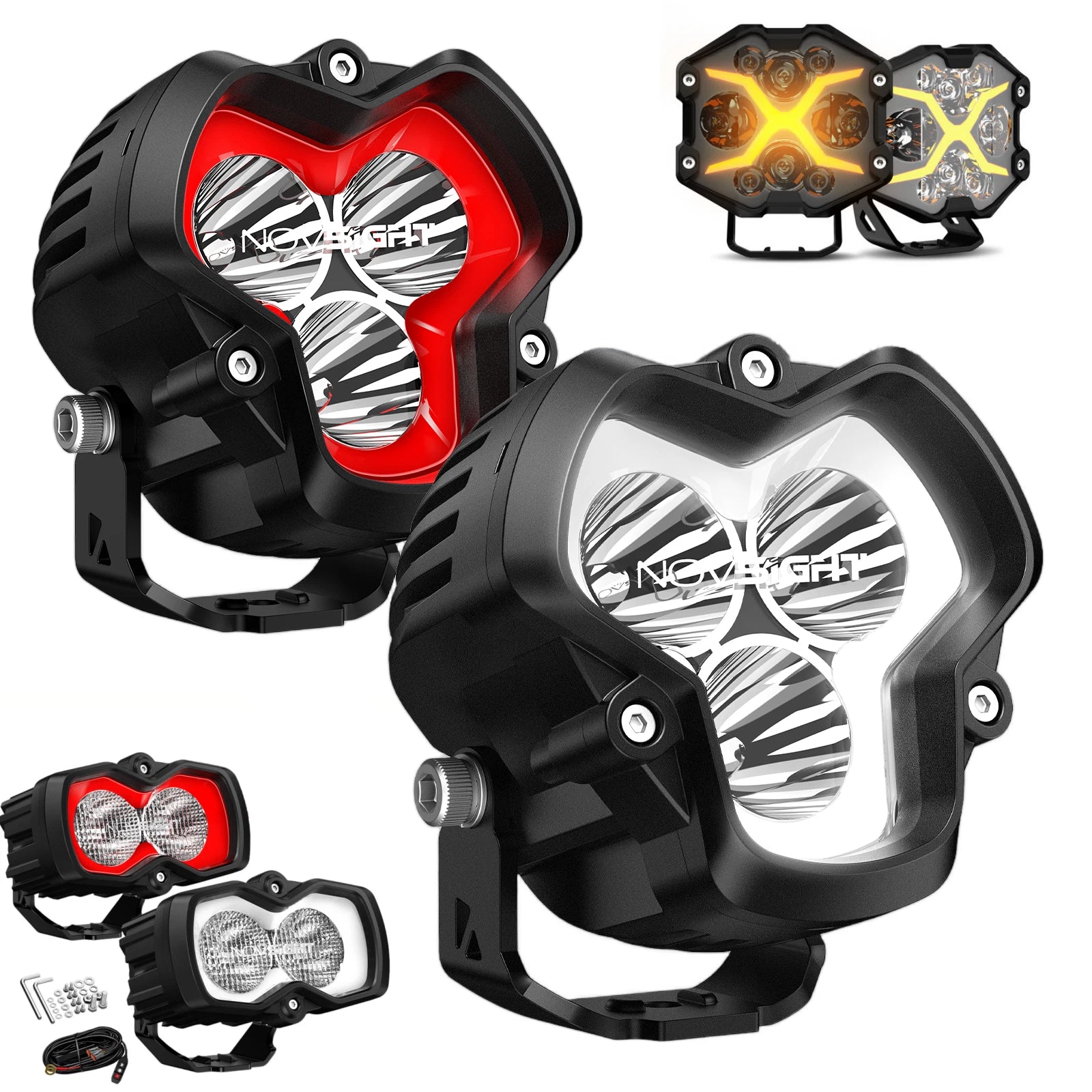 LED Pod Work Light for Jeep Pickup (3"/4"/4.5")