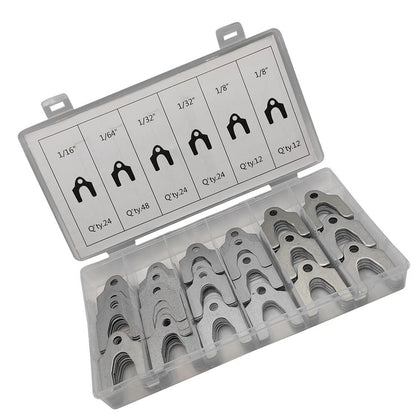 144Pcs 4 Sizes Auto Alignment Shim For Adjusting Camber Caster Toe Front Wheels