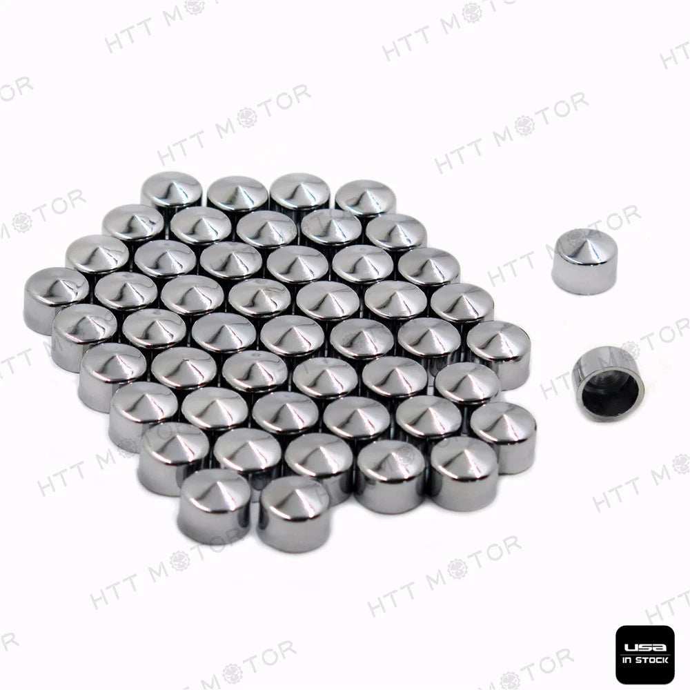 50 Piece Chrome Cap Dress Kit for Harley Touring (2007–2017)