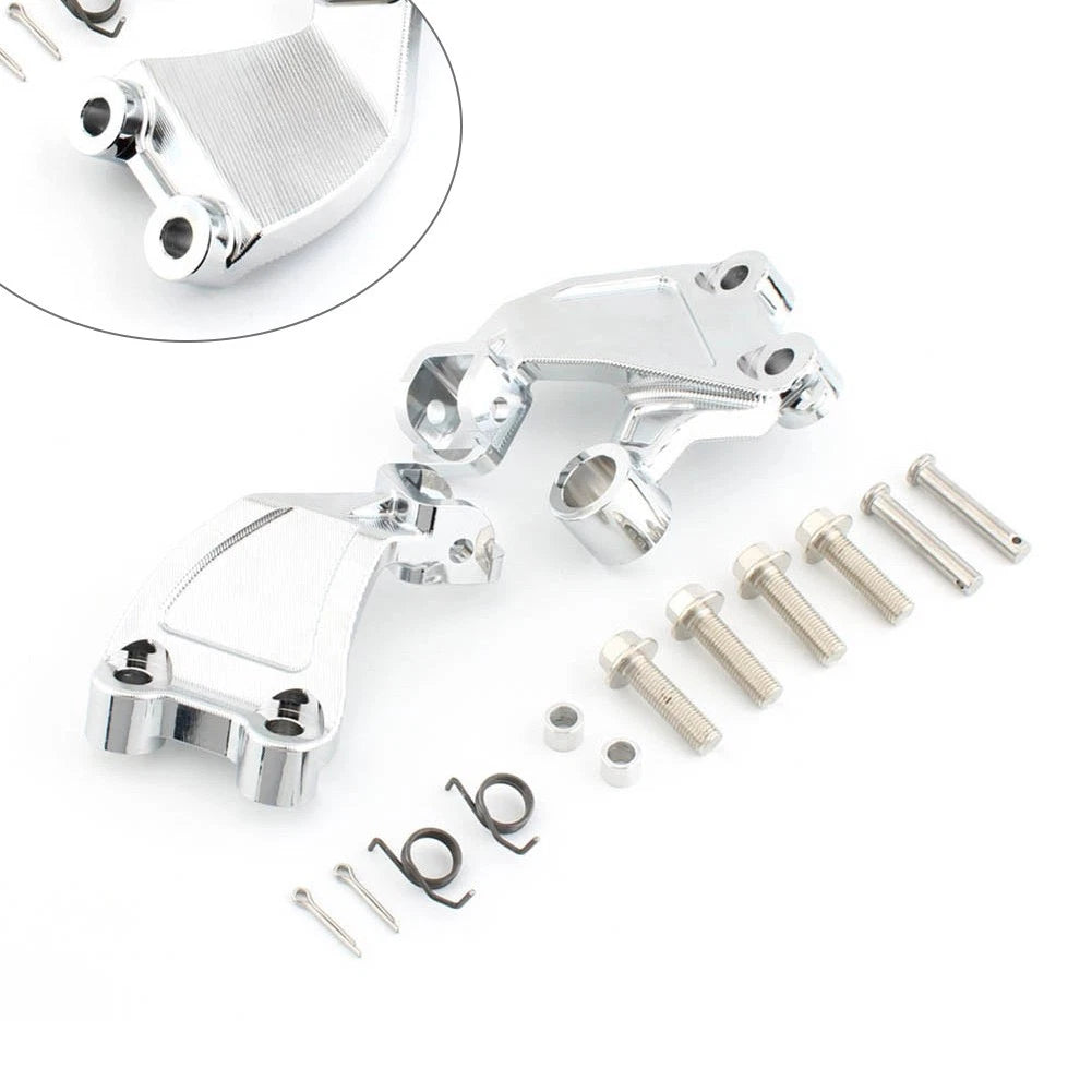 Footrest Foot Pegs Mount Bracket for Yamaha Vmax 1200 (1985–2007) Chrome