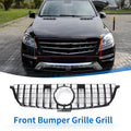 Front Upper Bumper Grille Grill Replacement for Mercedes-Benz ML63 (2012–2015)