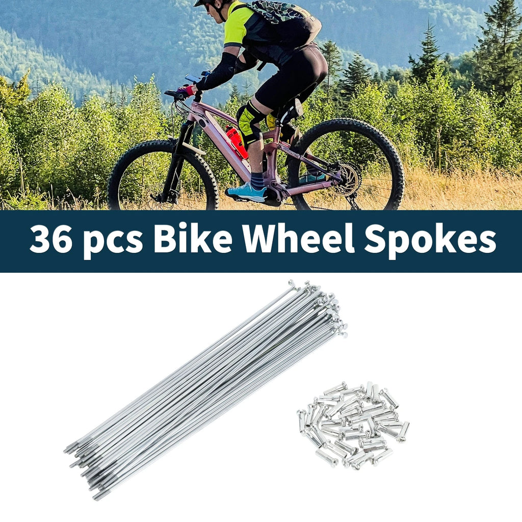 Bicycle Spokes and Nipples Set 14G 225mm for Universal (Universal)