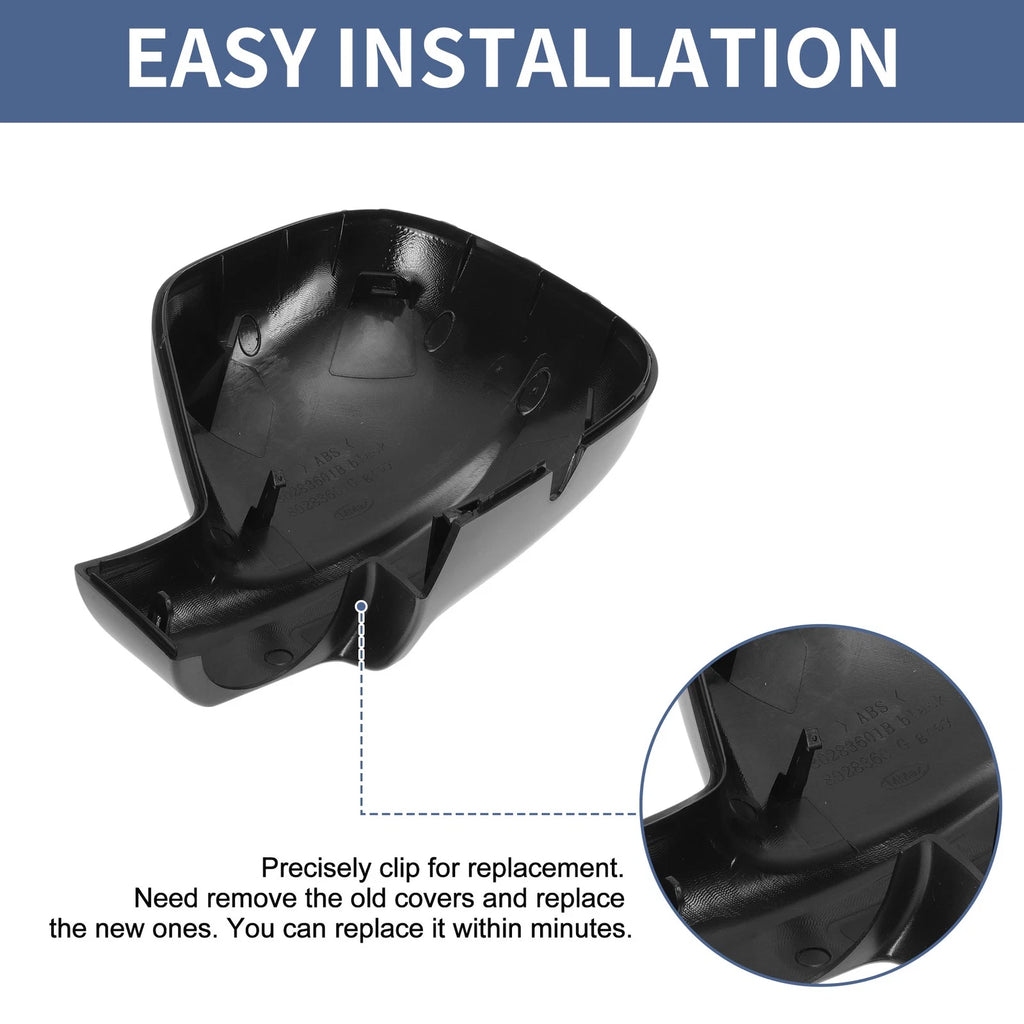 Right Passenger Side Mirror Cover Cap for Citroen Dispatch/Jumpy (2016–2023)