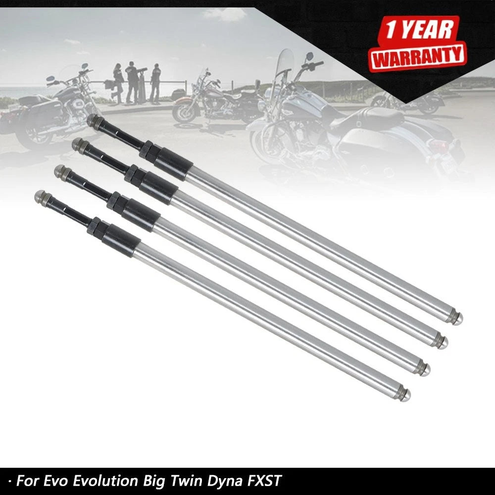 Adjustable Pushrods Kit for Evo Big Dyna FXST (1984–1999)