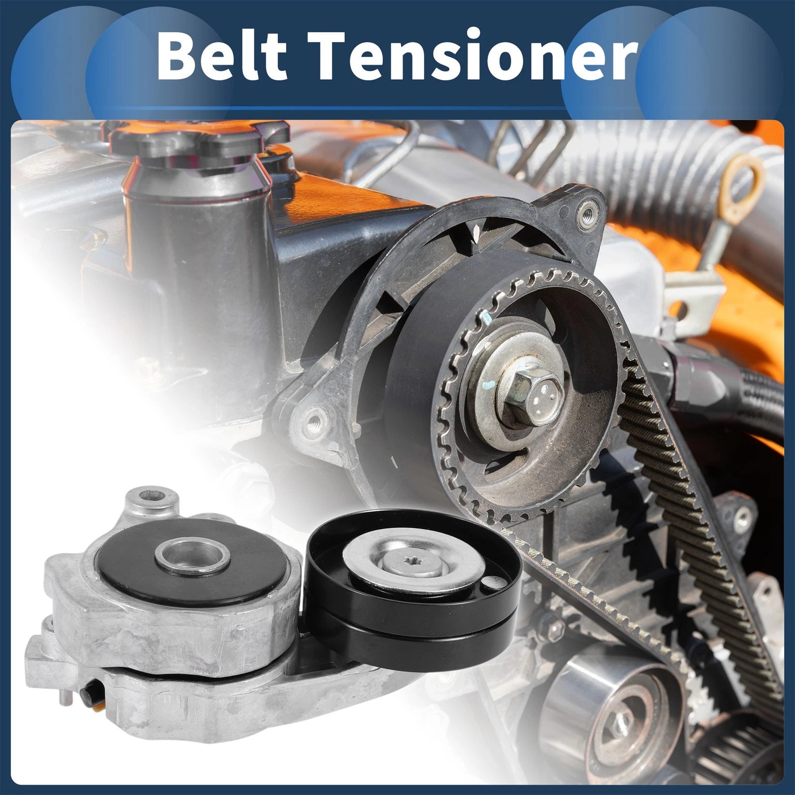 Belt Tensioner for Audi A1 2011–2015 OEM Replacement Metal 1 Piece