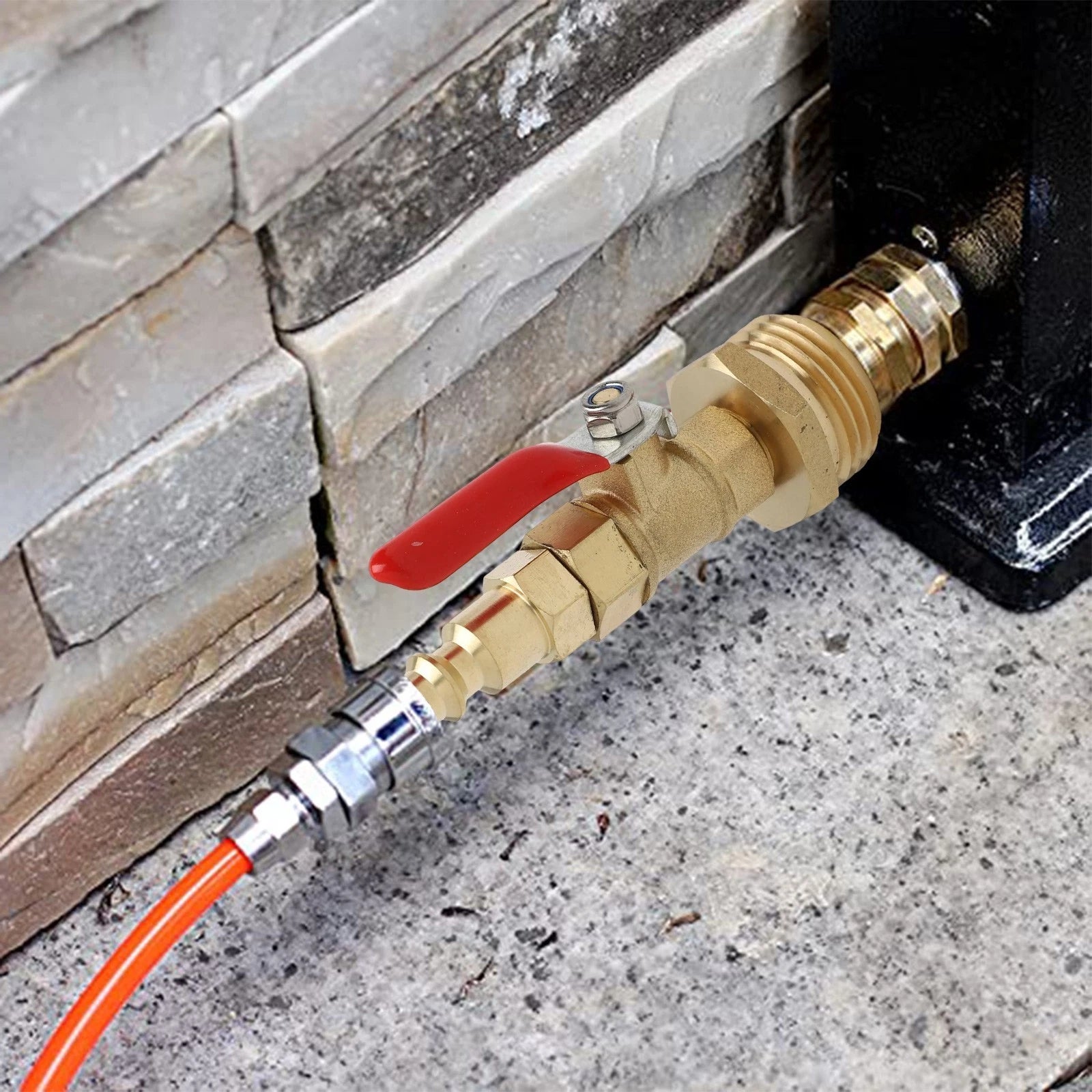 Brass Blowing Water Adapter for Gardens & RVs