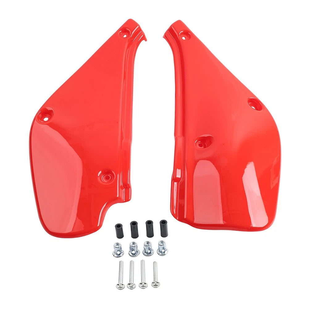 Side Panels Plates Covers Kit for Honda XR80R XR100R (1988–2000) - Glossy Red